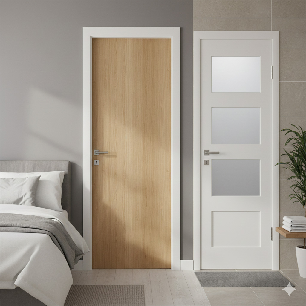 bedroom flush door